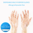 Одноразовые виниловые перчатки 100500 шт., многофункциональные прозрачные тонкие водонепроницаемые перчатки для уборки дома, кухонные перчатки для выпечки