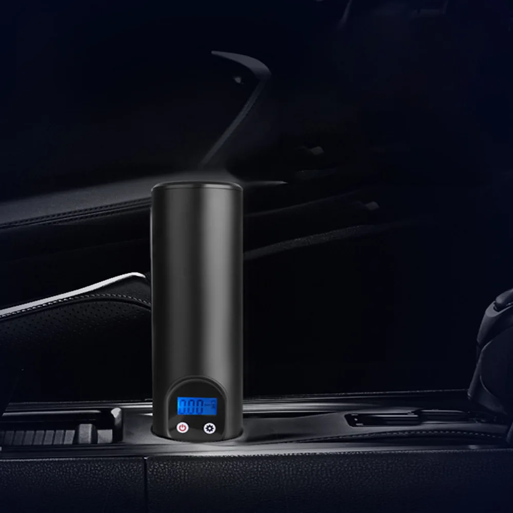 Online 12V Coche Recargable Bomba De Aire Inflador De Neumáticos Inalámbrico Portátil Compresor Digital Bomba De Llanta Para Neumáticos De Coche Bicicleta Bolas