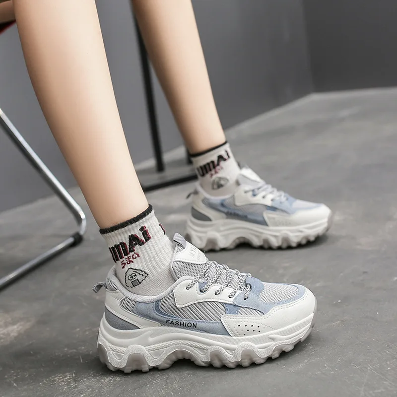 

Туфли женские Папины, повседневная спортивная обувь для студентов, универсальные, на толстой подошве, удобные индивидуальные тренды, весна