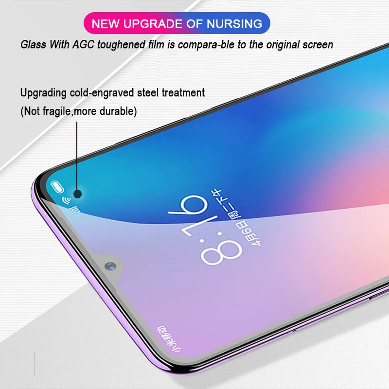 9D закаленное стекло для Xiaomi Redmi Note 9 Pro Max 8T 8 8A 9A 9C Poco F2 X3 Nfc M3 полное покрытие защита