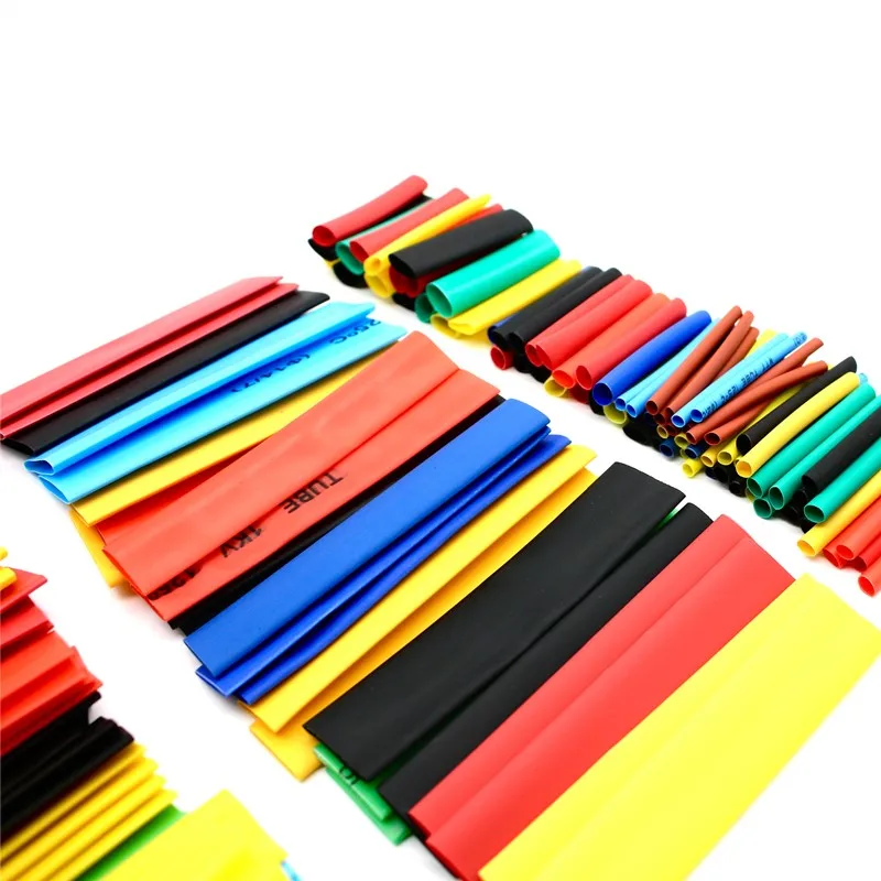 328 шт. термоусадочные трубки для автомобильных кабелей 8 размеров | Строительство