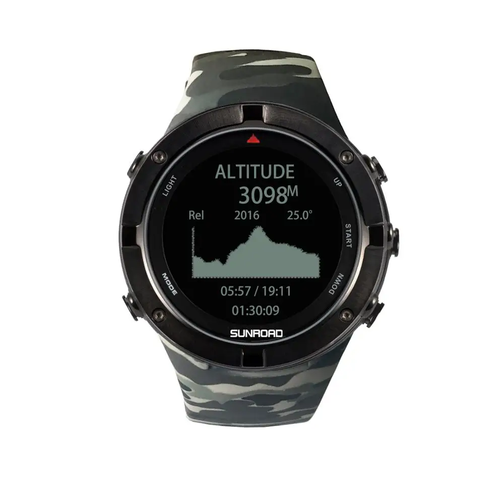 Часы наручные SUNROAD Мужские Цифровые спортивные Смарт-часы с GPS пульсометром