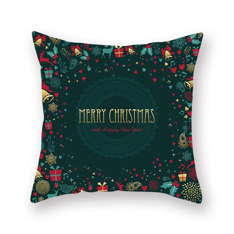 45*45 см Счастливого Рождества декоративную рождественскую елку Подушка Чехол с