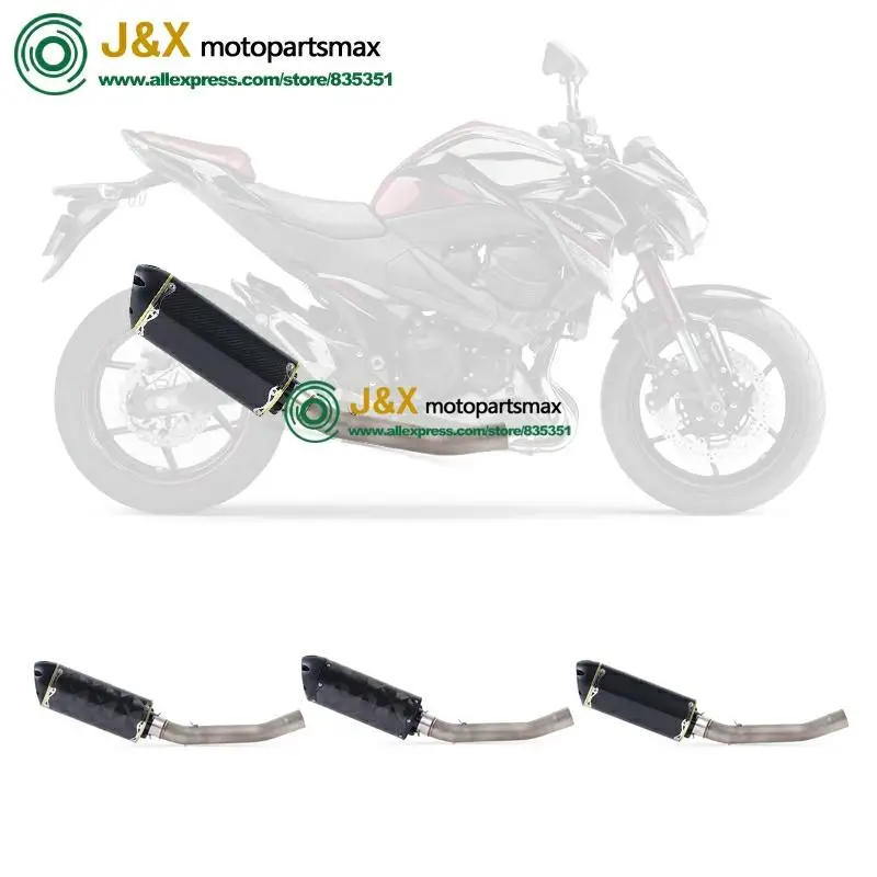 Exhaust Slip On For Kawasaki Z750 Z800 Z 750 800 Z1000 Motorcycle Muffler Escape Elbow Pipe 2007 - 2012 | Автомобили и мотоциклы