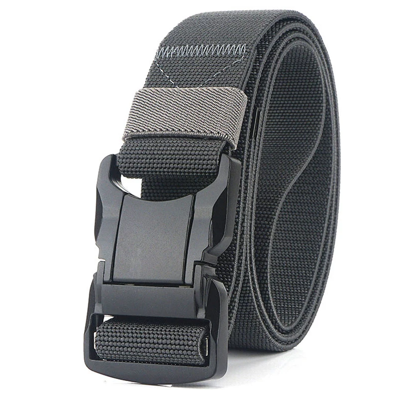 Черный алюминиевый спортивный ремень 2020 быстросъемная Пряжка мягкий настоящий