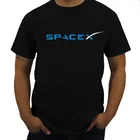 Мужская футболка с круглым вырезом, с логотипом космоса X, мужская, с коротким рукавом, большого размера