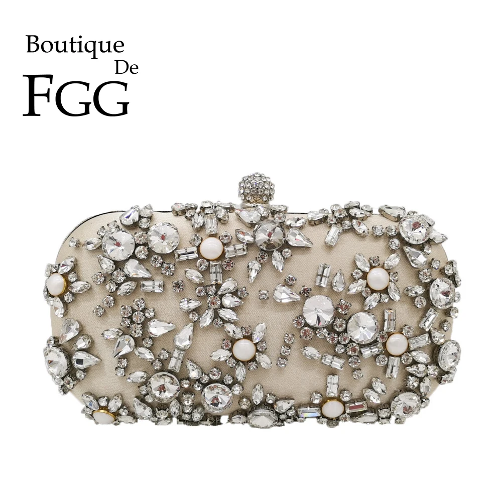 Женские вечерние сумки и клатчи Boutique De FGG элегантные свадебные кошельки сумочки с