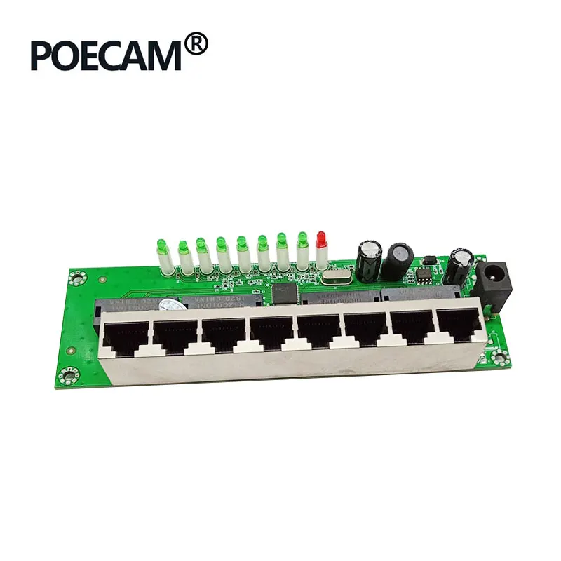 8 портовый коммутатор Ethernet прямые продажи с завода медный концентратор Rj45 UTP