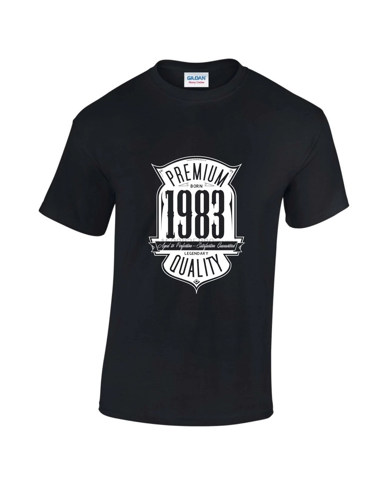 

Aged To Perfection Born In 1983 34th Birthday Gift Mens Printed T-Shirt
