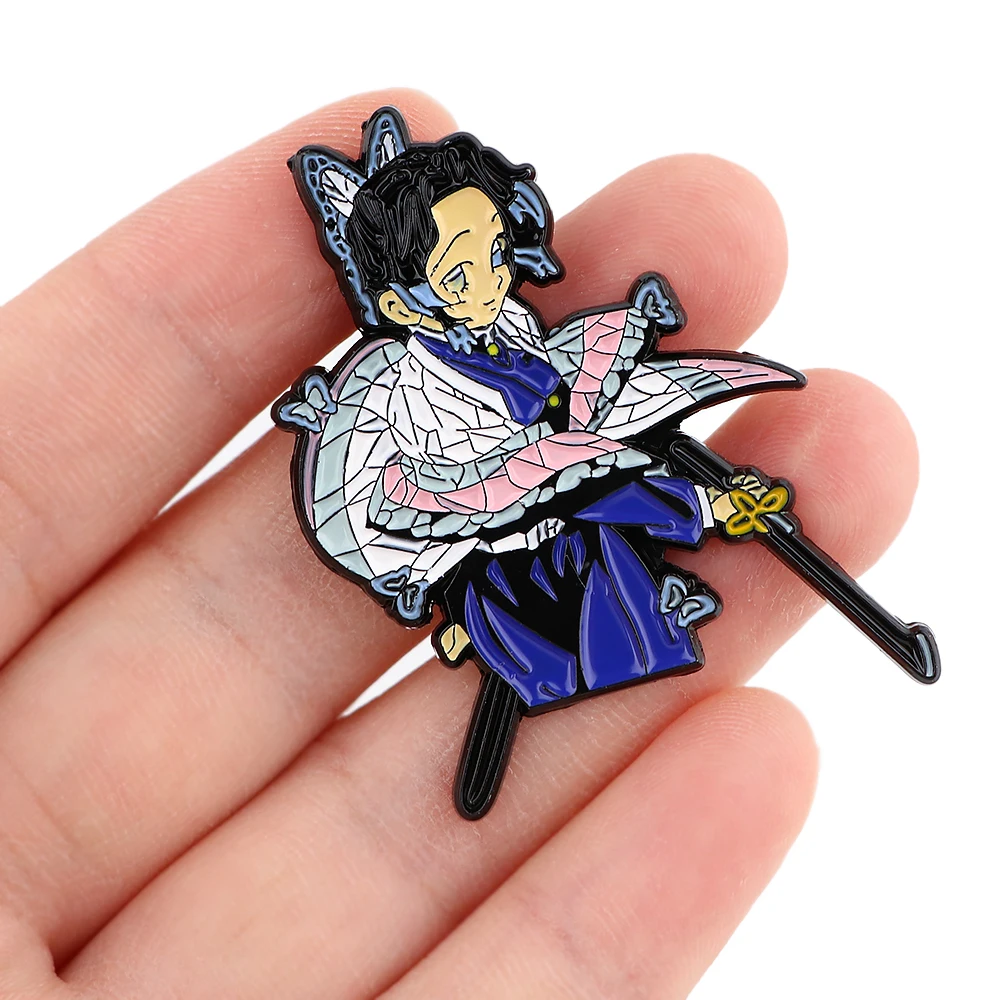 Эмалированная Заколка-лацкан Titans для рюкзаков Манга Аниме портфель значки с