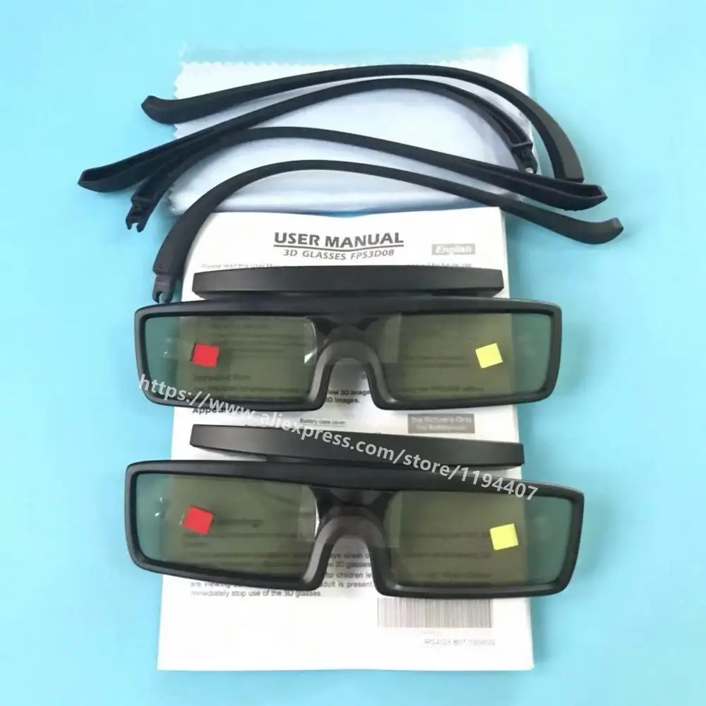 2 шт активных Bluetooth затвора 3D очки FPS3D08 для Hisense TV K680 K681 XT900 XT810 Бесплатная доставка|3d