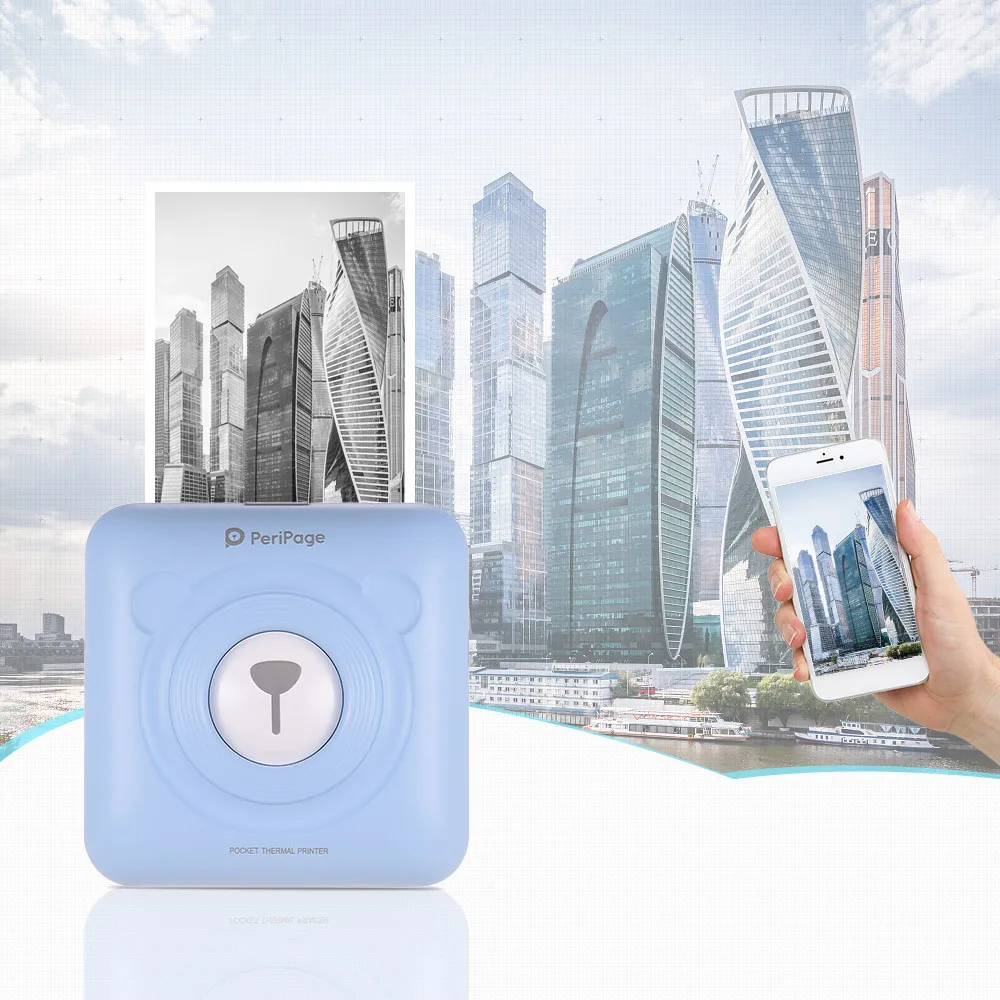 Мини POS портативный принтер карманный мобильный термальный Bluetooth 58 мм мини беспроводной POS Термальный фотопринтер для телефона Android iOS