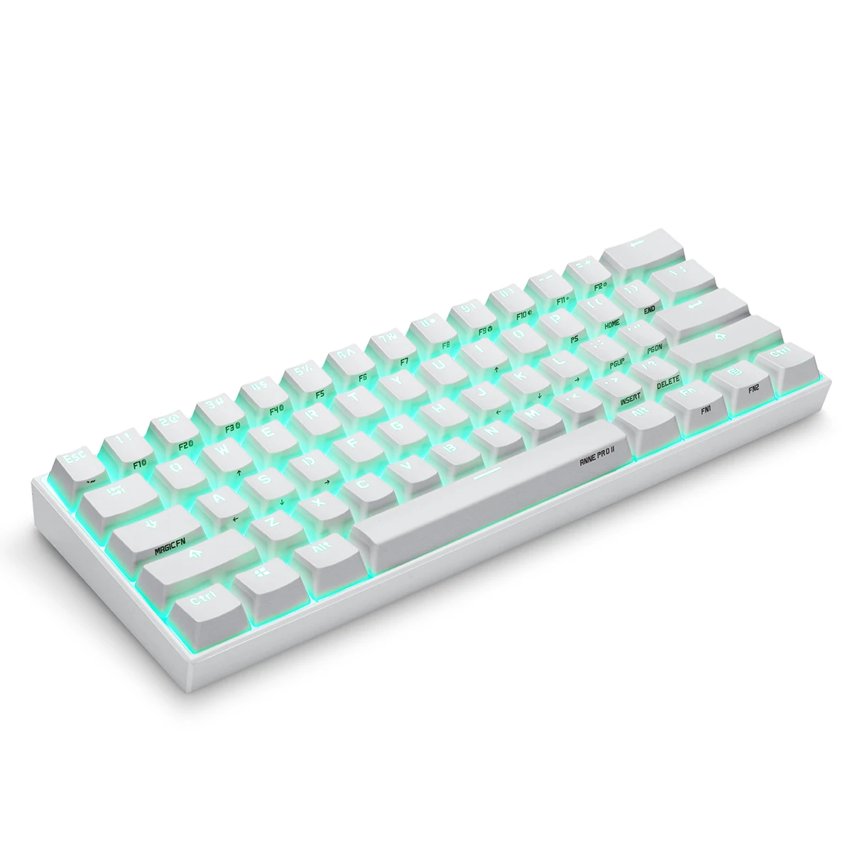 ANNE Pro2 Mini Portable Wireless bluetooth 60% Mechanical Keyboard Red Blue Brown Switch Gaming Keyboard Detachable Cable hot