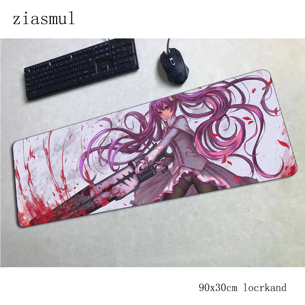 

akame ga kill mouse pad gamer Birthday 90x30cm notbook mouse mat gaming mousepad large Beautiful pad mouse PC desk padmouse mats