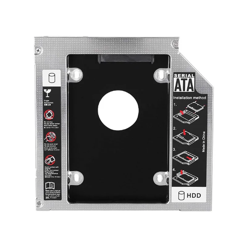 2nd SATA Optibay HDD Caddy 9 5 мм 12 7 ноутбук 2 SSD жесткий диск лоток DVD кронштейн адаптер для Macbook