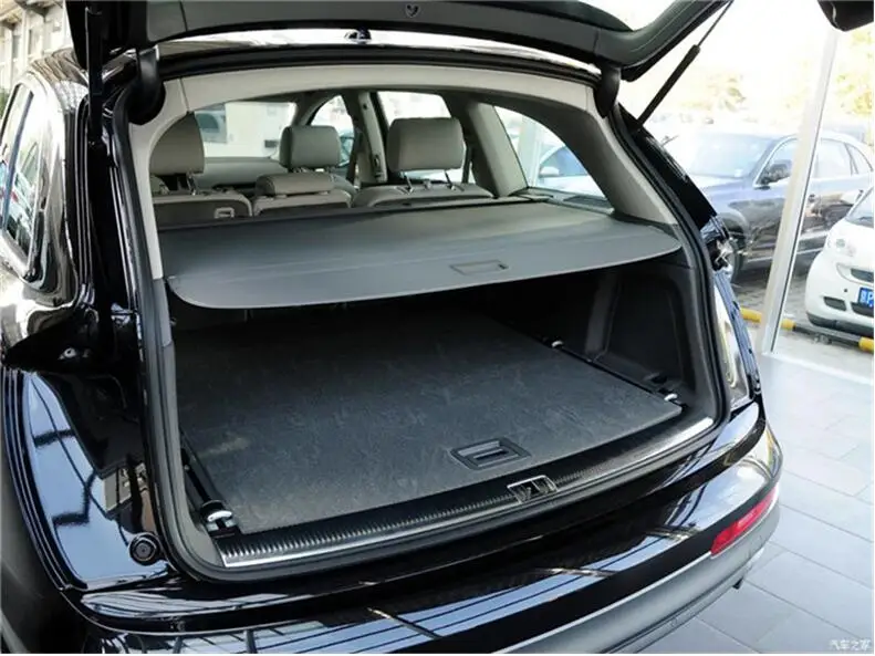 High Qualit Trunk Security Screen Privacy Shield Cargo Cover For Audi Q7 2016 2017 2018 2019 (Black Beige) | Автомобили и