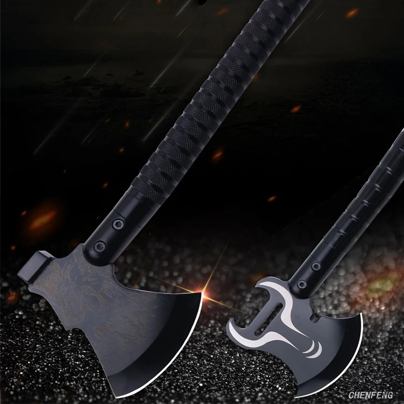 

Multifunctional Outdoor Tourism Camping Axe Battle Axe Fire Axe Survival Outdoor Tactical Axe Viking Axe Forge Tomahawk Axe