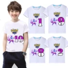 Детская Хлопковая футболка с изображением покемона на день рождения