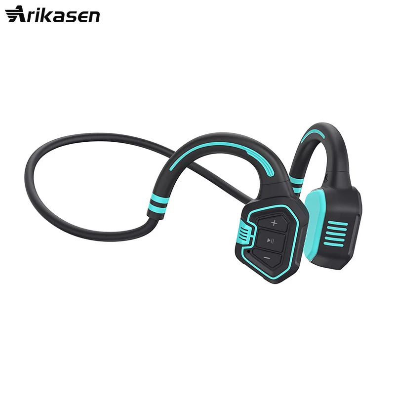 

Bone Conduction MP3 Swimming Headphones IPX8 Waterproof Wireless Earphones 16GB Memory Microphone Support FLAC Lossless Audio