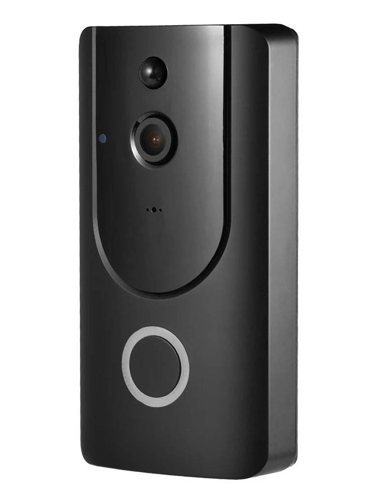 

Smart Home Security Door Bell Wireless Voice Intercom Doorbell 2-way Talk Monitor with Outdoor Unit Button Indoor Unit Receiver