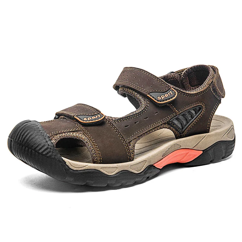 

Mens Boys Unisex Closed Toe Hiking Walking Travel Sandals Summer Beach Shoes Breathable 3Colors Plus Size 38-48 New 2021