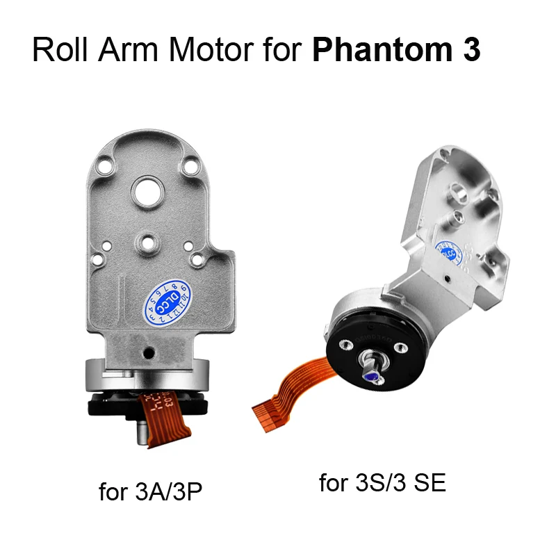 

Gimbal Camera Roll Arm Motor Repair Parts Replacement for DJI Phantom 3 Pro/3 Adv/3S Drone Electric Roll Motor Drone Accessories