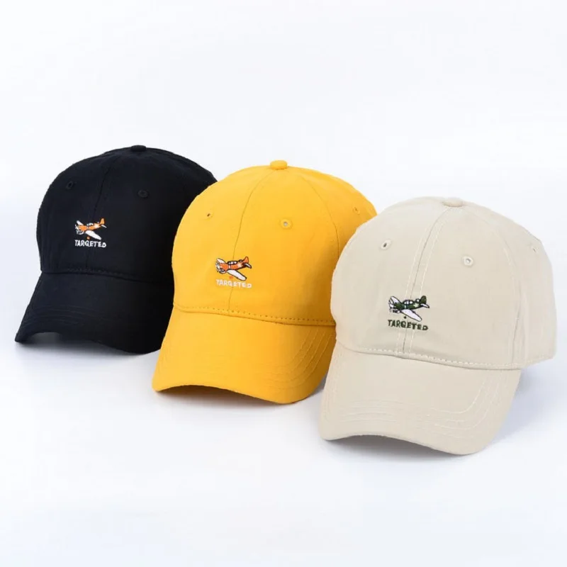 

Baseball Cap Embroidered Small Airplane Sun Hat Men's Women's Fishing Cap Unisex-Youth Embroidered Elastic Soft Top Hip Hop Hat