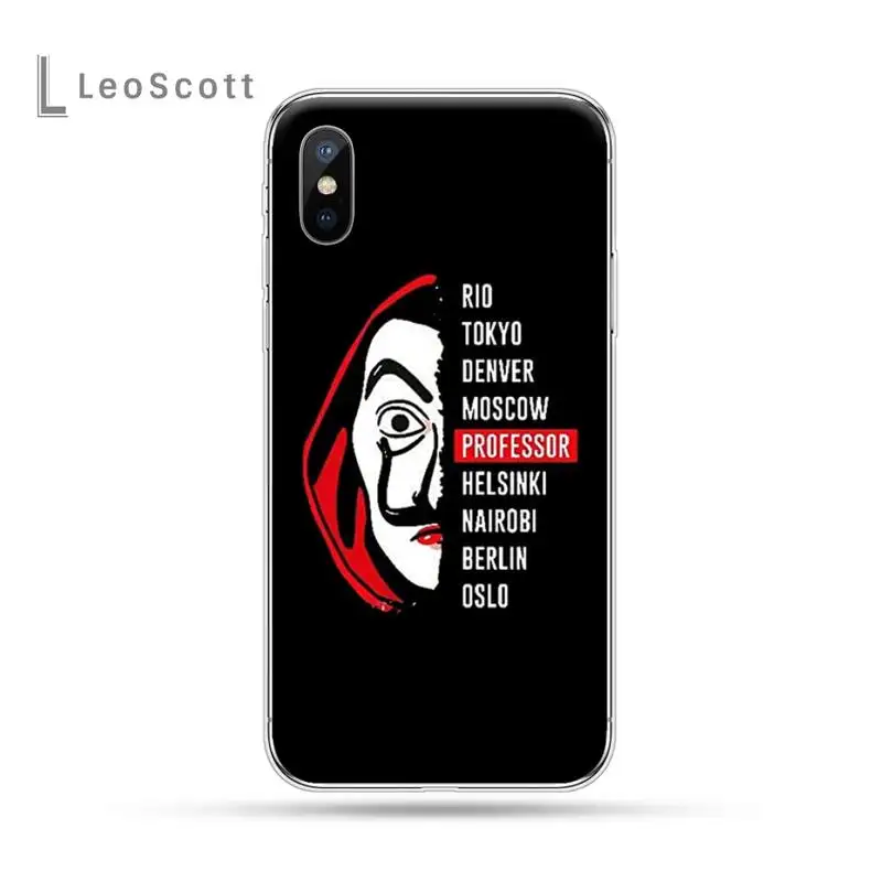 

TV Series Money Heist House Phone Case For iphone 12 5 5s 5c se 6 6s 7 8 plus x xs xr 11 pro max mini