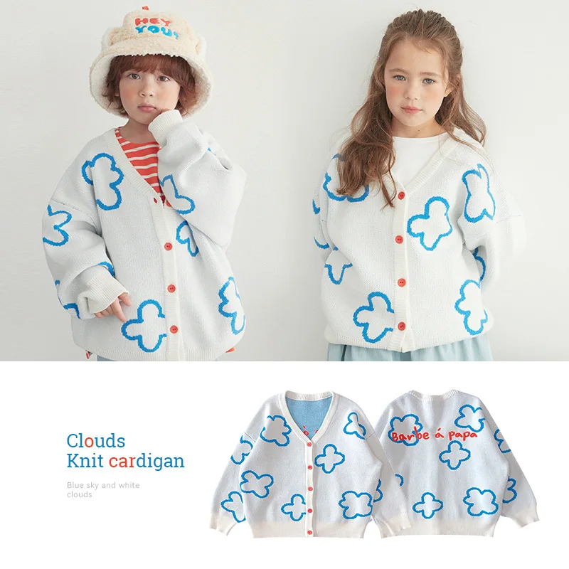 

Girls Sweater Winter Children's Cardigan Sweater Boys Coat Boys Sweater Female Baby Clothes Boys T-Shirt Children's Clothing
