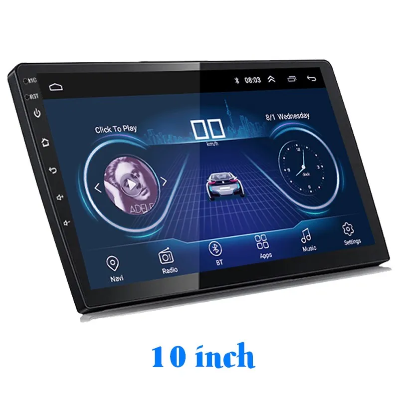10 inch K803 Автомагнитола wifi Android 8,1 2 Din мультимедийный 10/9 дюймов Универсальный Bluetooth MP5 плеер gps навигация RAM1G ROM16G Mirrorlink - Цвет: 10 inch K803