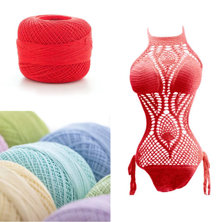 Летняя хлопчатобумажная кружевная пряжа для вязания крючком 50 см 0 8 мм ручной