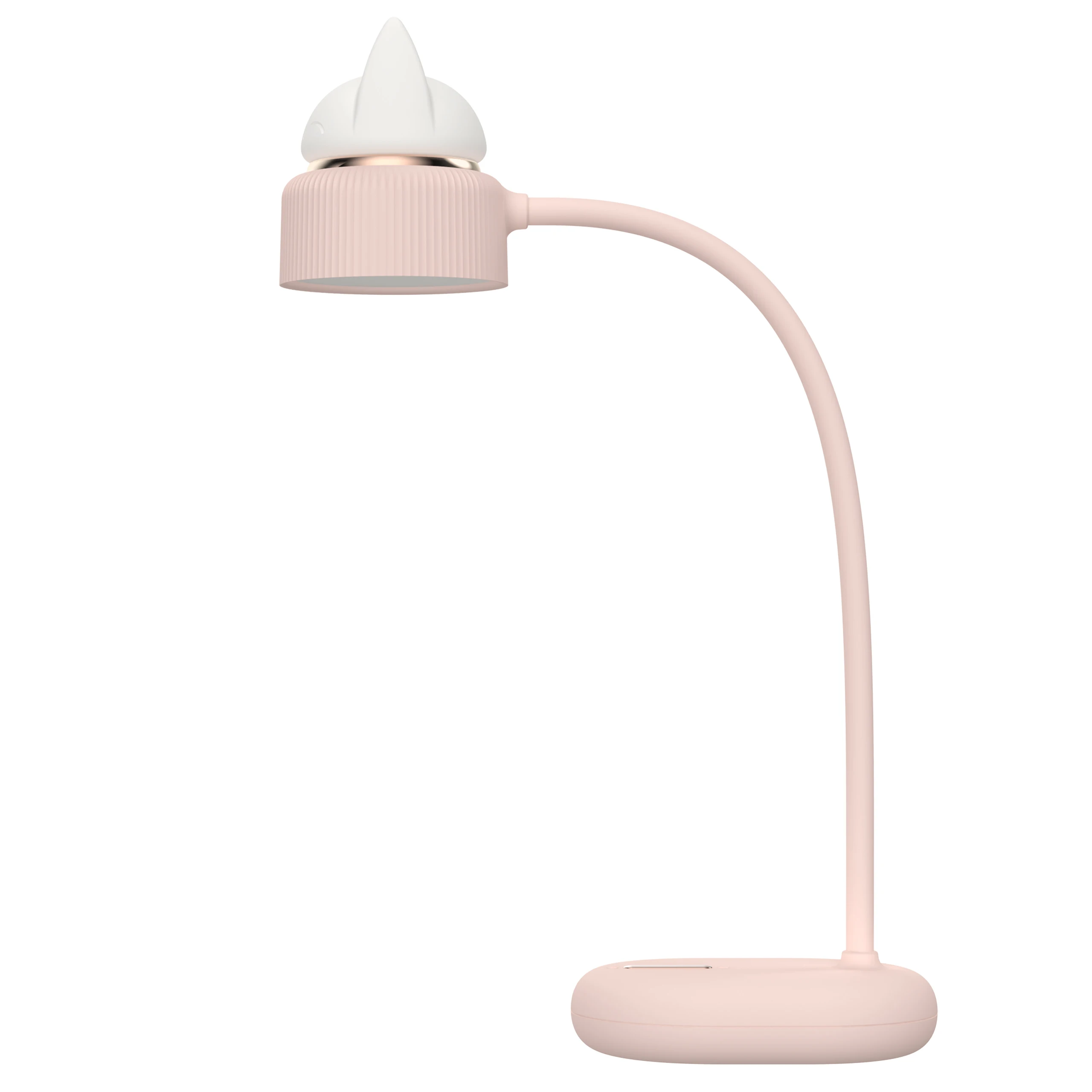 Pink Mijia 3 жизни светильник для чтения 3 файла Регулируемый 360 ° изгиб двойной светильник источник настольная лампа USB Перезаряжаемый окружающий светильник светодиодный настольная лампа - Цвет: Pink