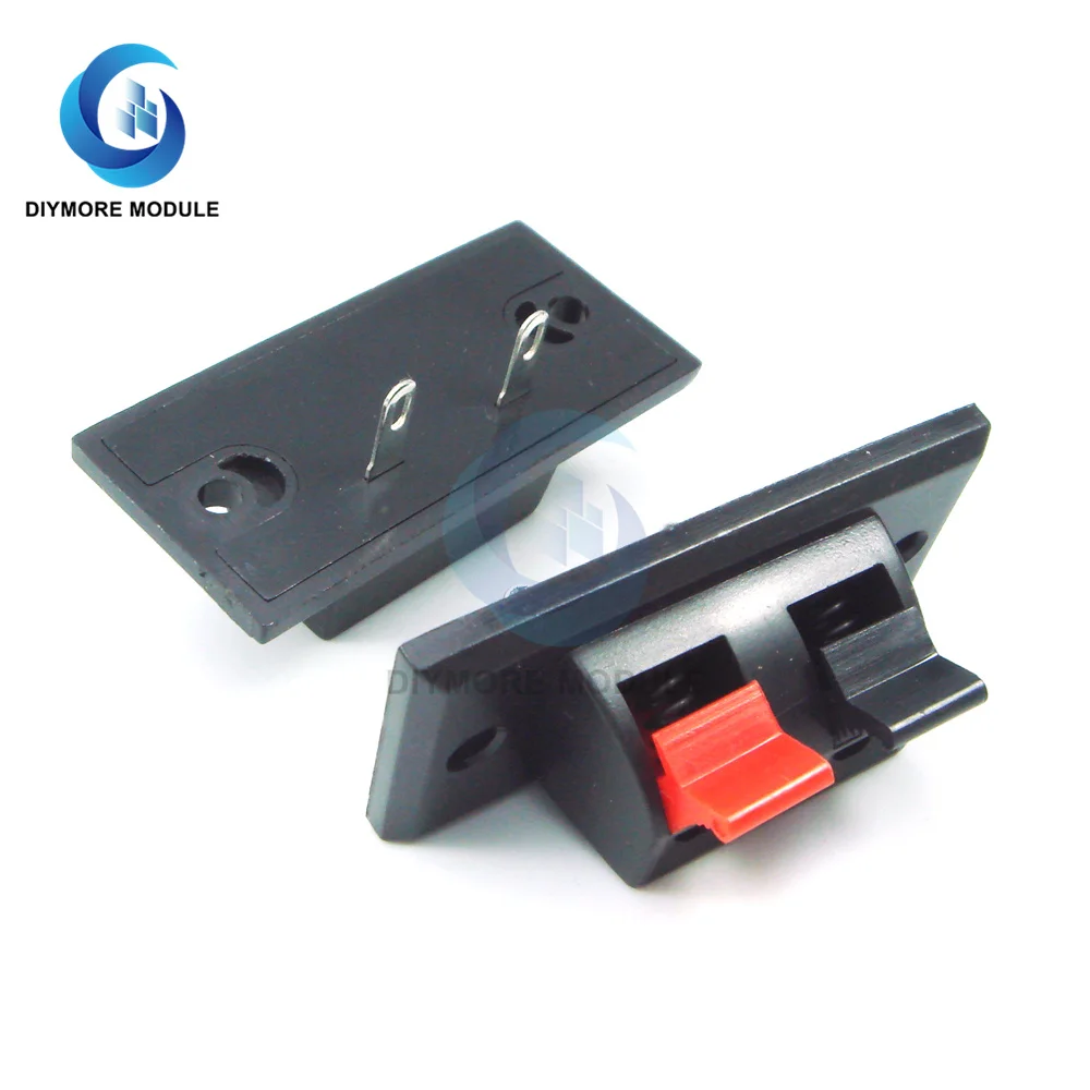 5 шт. пружинный зажим клемма для динамика 2-ходовые порты связующий столб