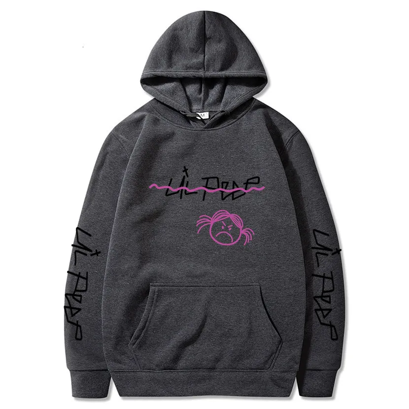 Lil Peep/толстовки с капюшоном Love lil. peep, мужские свитшоты, пуловер с капюшоном, свитшоты для мужчин/женщин, sudaderas cry, Детская уличная толстовка с капюшоном для мужчин - Цвет: Dark gray 69