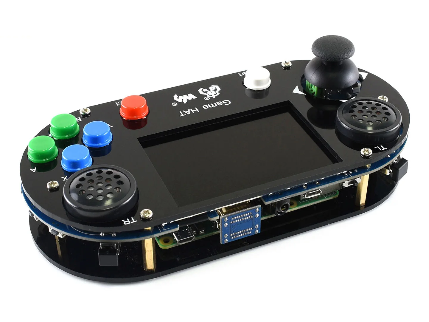 Game HAT (EN),For Raspberry Pi,3.5inch IPS screen, 480×320, Make Your Own Game Console,Compatible with RPi A+/B+/2B/3B/3B+/4B