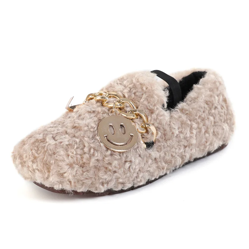 JUSTSL Осенняя новая детская хлопковая обувь для маленьких девочек сохраняющая