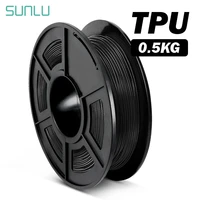 sunlu 1 75mm flexible tpu filament tpu 3d filament for 3d printer dimension accuracy 0 02mm 0 5kg with spool