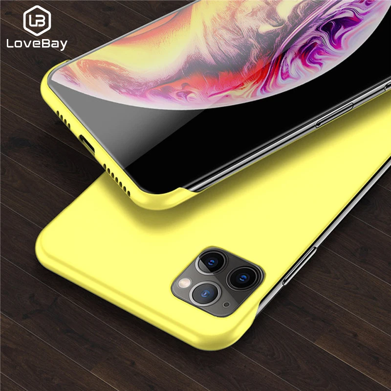 Чехол для телефона iPhone 11 6 6S 7 8 Plus XR X XS Pro Max безрамный твердый матовый | Мобильные