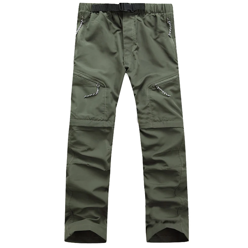 

Men's Pants Military Removable Climbing Pants Men Hiking Camping Trousers Summer Breathable Hunting Sweatpants Casual Pants