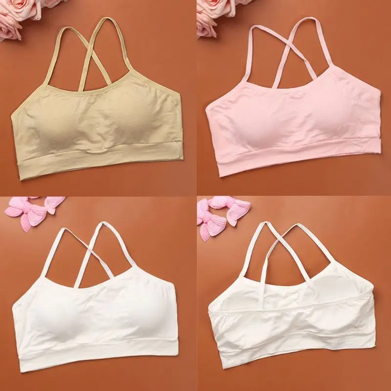 Для молодых девушек спортивный тренировочный бюстгальтер с подкладкой