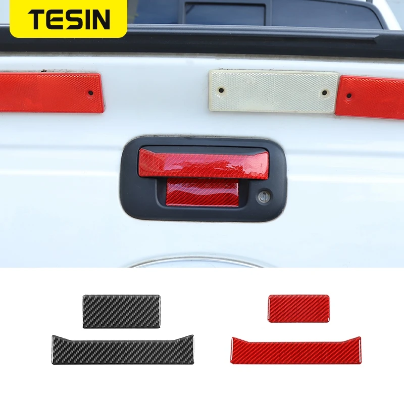 

TESIN Car Stickers For Ford F150 Car Tailgate Handle Decoration Stickers For Ford F150 Raptor 2009-2014 Car Exterior Accessories