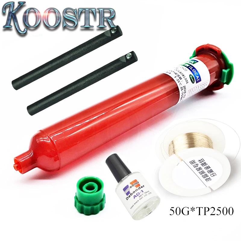 tp-2500 LOCA UV клей сетка 50 г с сеткой 20 г клей диспергатор tp 2500 экран клей Золотой резки провода 50 м