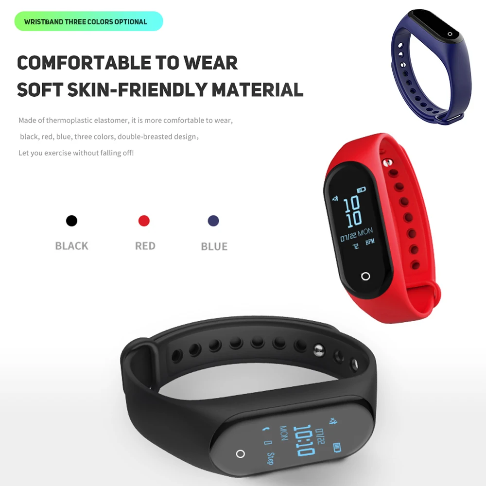 M4 Pro смарт-Браслет фитнес-трекер часы спортивный браслет пульсометр кровяное