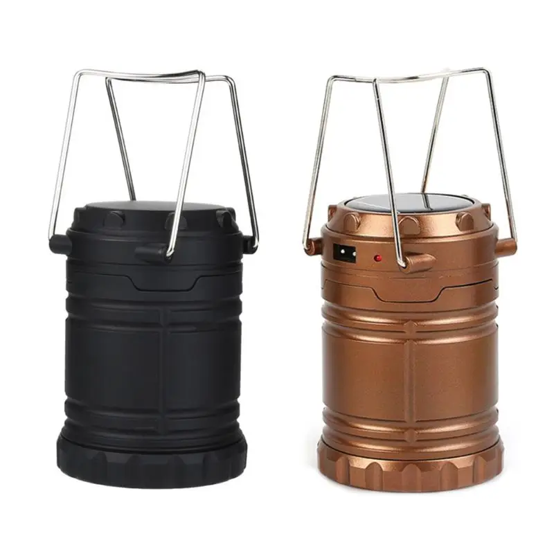

Flow New Portable Solar 6 LED Night Light USB Rechargeable Lantern Camping Hiking Lamp