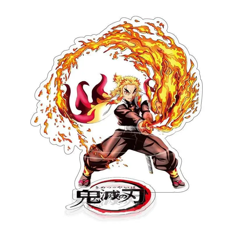 

10CM Demon Slayer Kimetsu no Yaiba Anime Figure Cute Acrylic Stand Model Toys Kawaii Action Figures Decoration Cosplay Gift