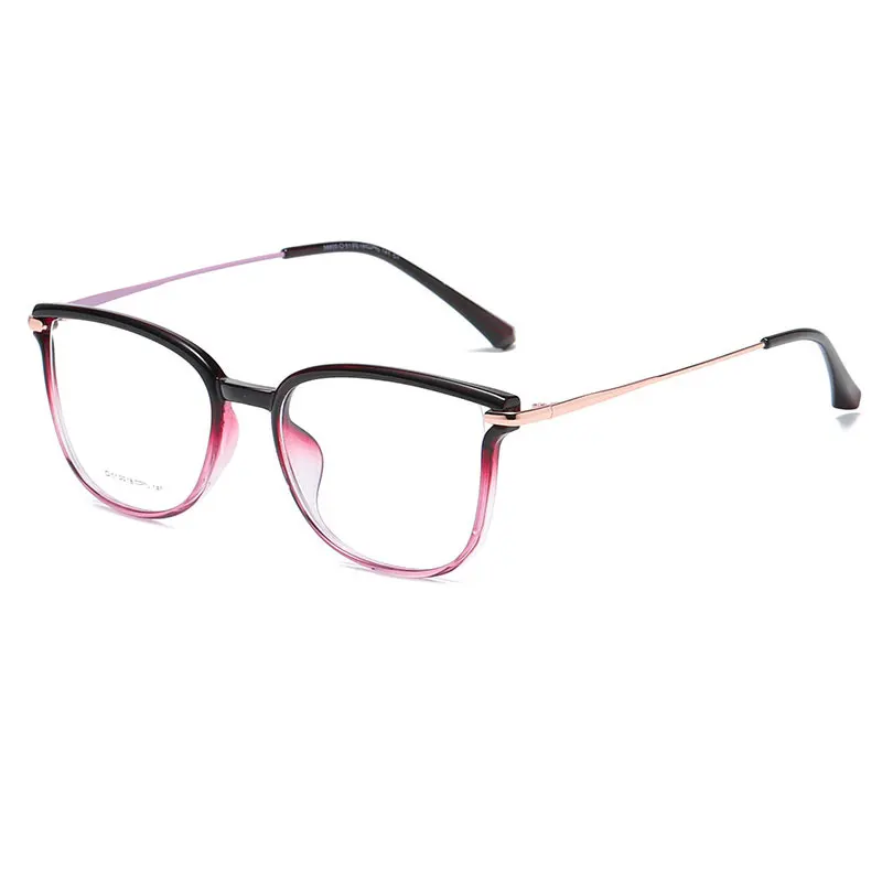 

New retro TR90 glasses frame fashion Korean trend flat mirror men and women personality glasses frame.