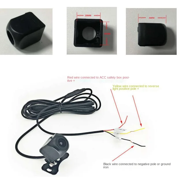 

Wireless Car Rear View Camera WIFI Reversing Camera Dash Cam HD Night Vision for iPhone and Ios