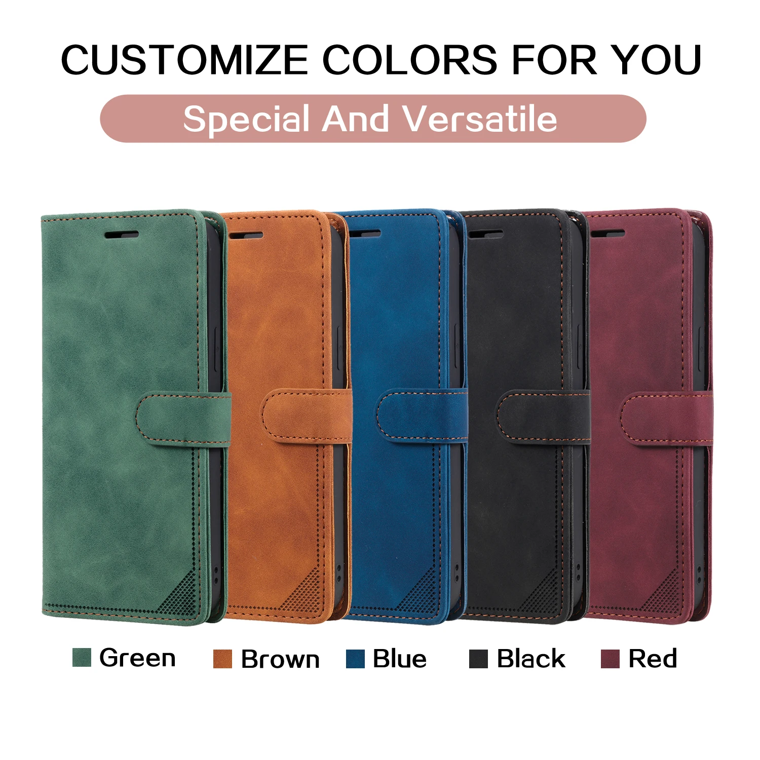 

Leather Case For Xiaomi Redmi Note 7 8 10 Pro Max 8T 9S 10S 10T K40 Pro Plus K40Ultra 10X 9Prime 9A 9AT 9i 9C NFC 9T Phone Cover