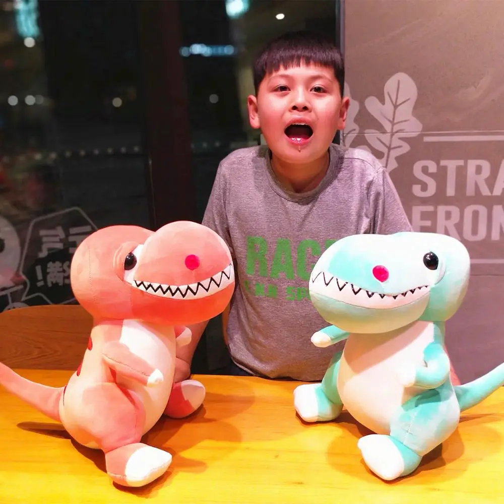 

25-40cm Cute Dinosaur Plush Toys Cartoon Tyrannosaurus Stuffed Dragon Toy Dolls for Kids Children Boys Birthday Gift