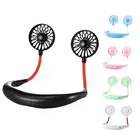 Мини-вентилятор на шею для спорта на открытом воздухе, USB